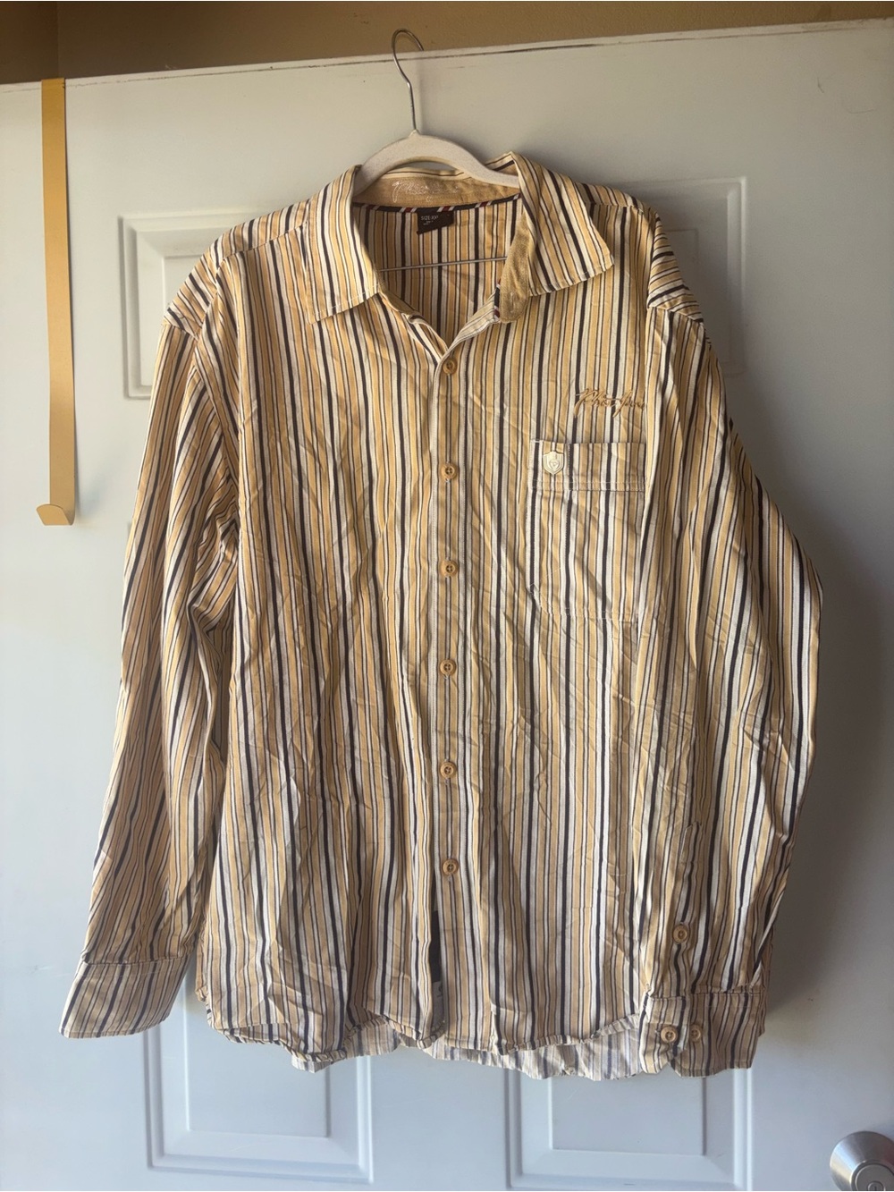 Phat Farm vintage Y2K striped button down shirt size XXL